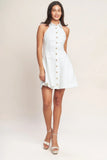 ALWAYS ADORABLE WHITE MINI DRESS