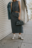Baylor Plaid Midi Skirt