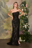 A1497 Lila Lace Column Gown Andrea Leo