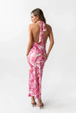 Lacy Halter Maxi Dress
