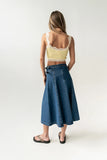 Carson Denim Midi Skirt