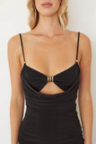 Twilight Cowl Neck Mini Dress