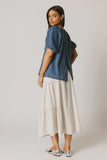 Iverson Denim Top FINAL SALE