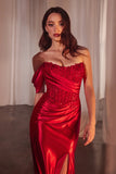 Phoebe Gown One Shoulder Fit Flare Gown