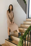 Ulrich Sweater Dress in Tan FINAL SALE