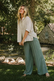 Tatum Woven Pants in Green FINAL SALE