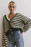 Janey Cardigan in Olive FINAL SALE
