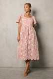 Mica Embroidered Midi Dress FINAL SALE
