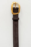 Jonas Asymmetrical Belt in Brown