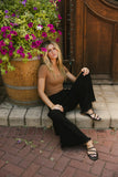 Tatum Woven Pants in Black FINAL SALE