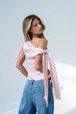 Haven Satin Polka Dot Top in Pink FINAL SALE