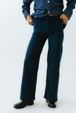 Natasha Wide Leg Jeans in Navy