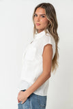 Hank Twofer Top in White