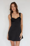 Lizzy Front Twist Tie Back Mini Dress