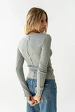 Pura Knit Top in Grey