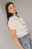 Hayes Knit Cardigan in Cream FINAL SALE