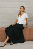 Stacia Textured Button Up FINAL SALE