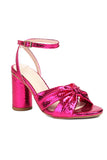 Sparkly Golden Bow Women High Heels