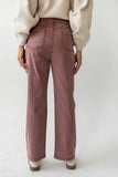 Gracie Straight Leg Pants in Brick FINAL SALE