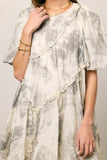 Kellie Abstract Babydoll Dress FINAL SALE