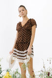Nacie Polka Dot Mini Skirt