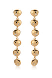 Polished Pebble Linear Dangle Earrings