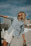 Brayden Textured Denim Jacket