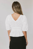 Nika Lace Ruffle Blouse FINAL SALE