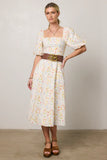 Claire Floral Midi Dress FINAL SALE