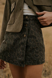 Luka Leopard Mini Skort FINAL SALE