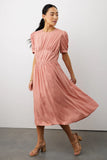 Cyrus Midi Dress in Pink FINAL SALE