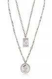 Medallions of Mine Layered Coin Necklace Set