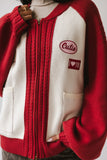 Paula Oversized Jacket in Red