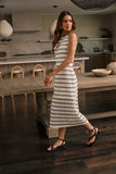 Kaydence Striped Midi Dress
