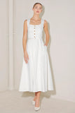 SUMMER SOCIAL WHITE MIDI DRESS FINAL SALE