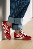 Polly Sneakers in Metallic Red FINAL SALE