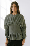 York Pleated Sweater FINAL SALE