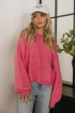 Aliyah Knit Sweater in Pink FINAL SALE