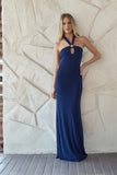 Ragen Keyhole Halter Maxi Dress