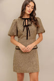 MADEMOISELLE MODE TWEED MINI DRESS FINAL SALE