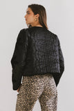 Shelly Quilted Jacket in Black FINAL SALE
