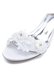 Floral Embellished Block Heel Sandal