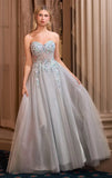 A1478 Weaving Ivy Beaded Gown ANDREA LEO