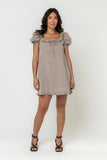 Lowen Plaid Babydoll Dress