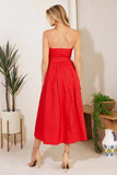 DAYS THAT FADE WOVEN MIDI DRESS FINAL SALE