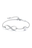 Red Chain Bracelets with Birthstone
