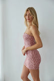 Danica Strapless Sequin Mini Dress