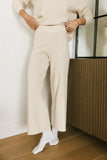 Myla Ribbed Pants in Oatmeal FINAL SALE