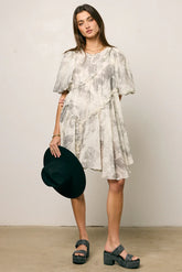 Kellie Abstract Babydoll Dress FINAL SALE