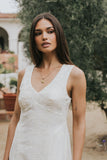 Ariel Embroidered Midi Dress